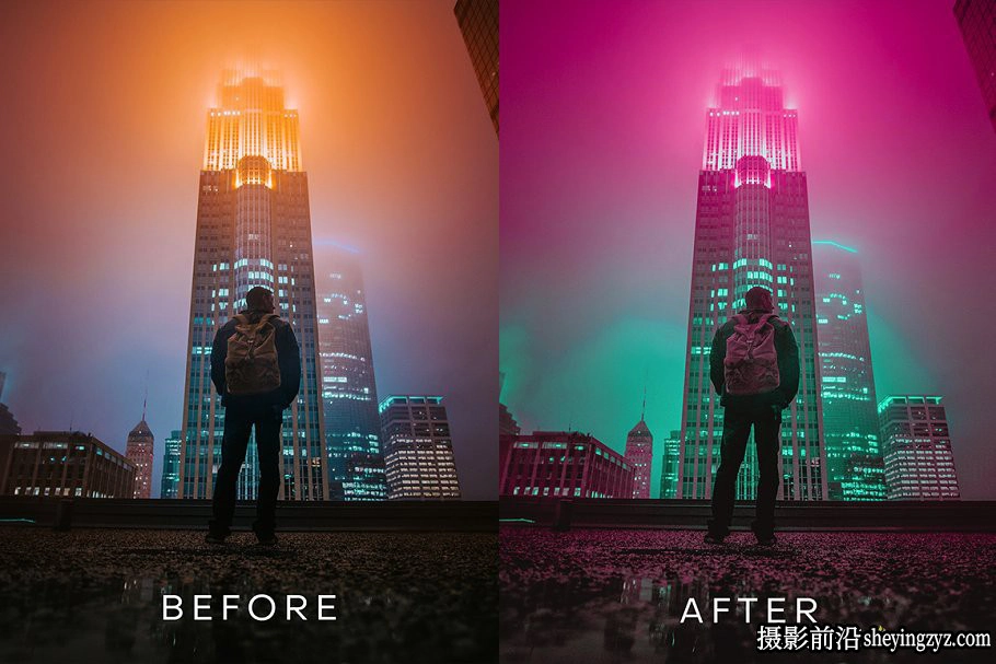 赛博朋克城市风光lr预设 Cyberpunk Lightroom Presets