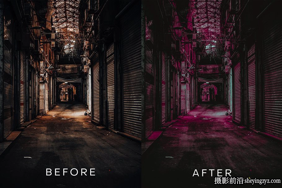 赛博朋克城市风光lr预设 Cyberpunk Lightroom Presets
