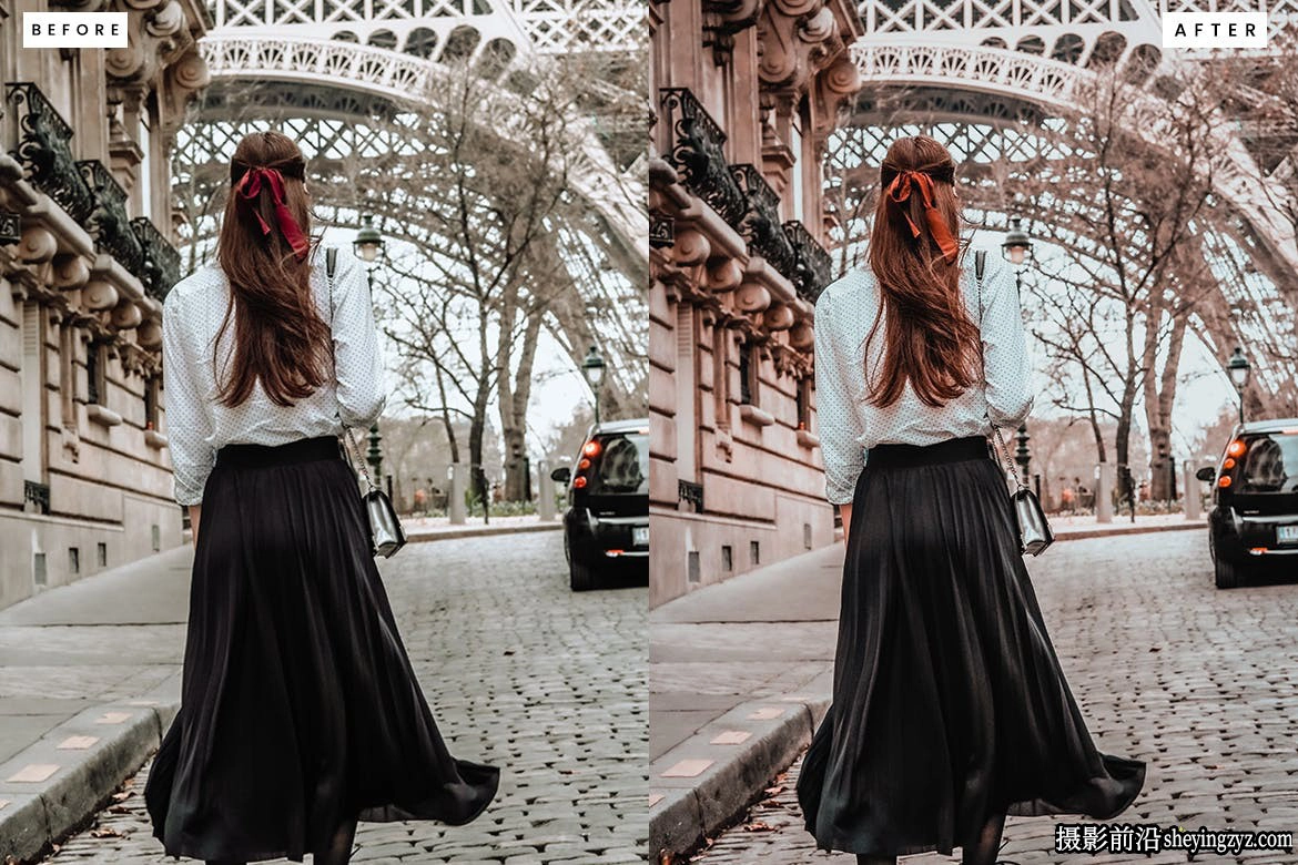 10种免费巴黎旅拍Lightroom预设 Paris Mood Lightroom Presets