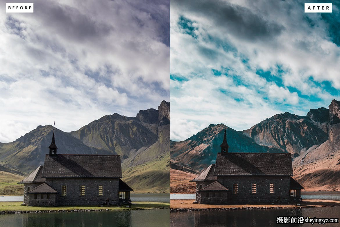 10种免费风光调色lr预设 Cinematic Landscape Lightroom Presets