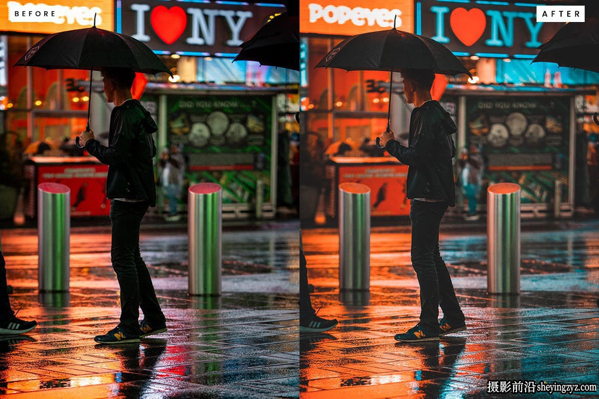 10种城市夜景风光调色lr预设 Night Pulse Lightroom Presets