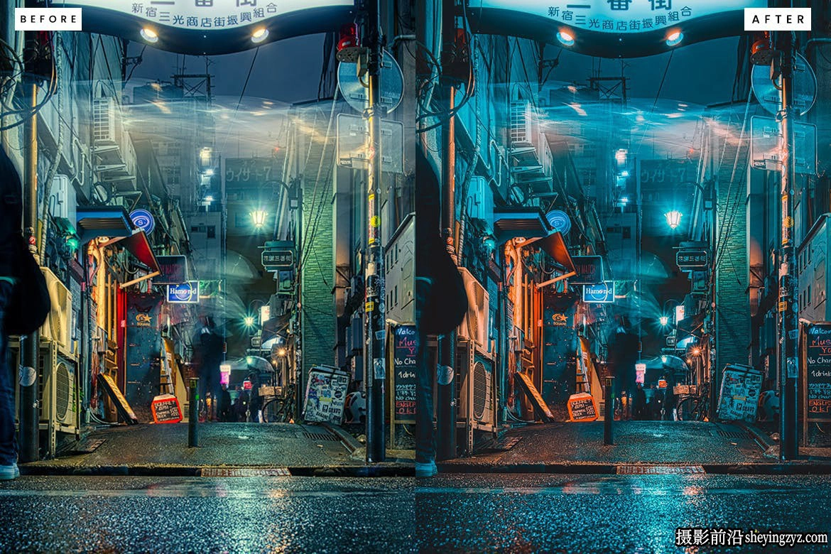 10种城市夜景风光调色lr预设 Night Pulse Lightroom Presets