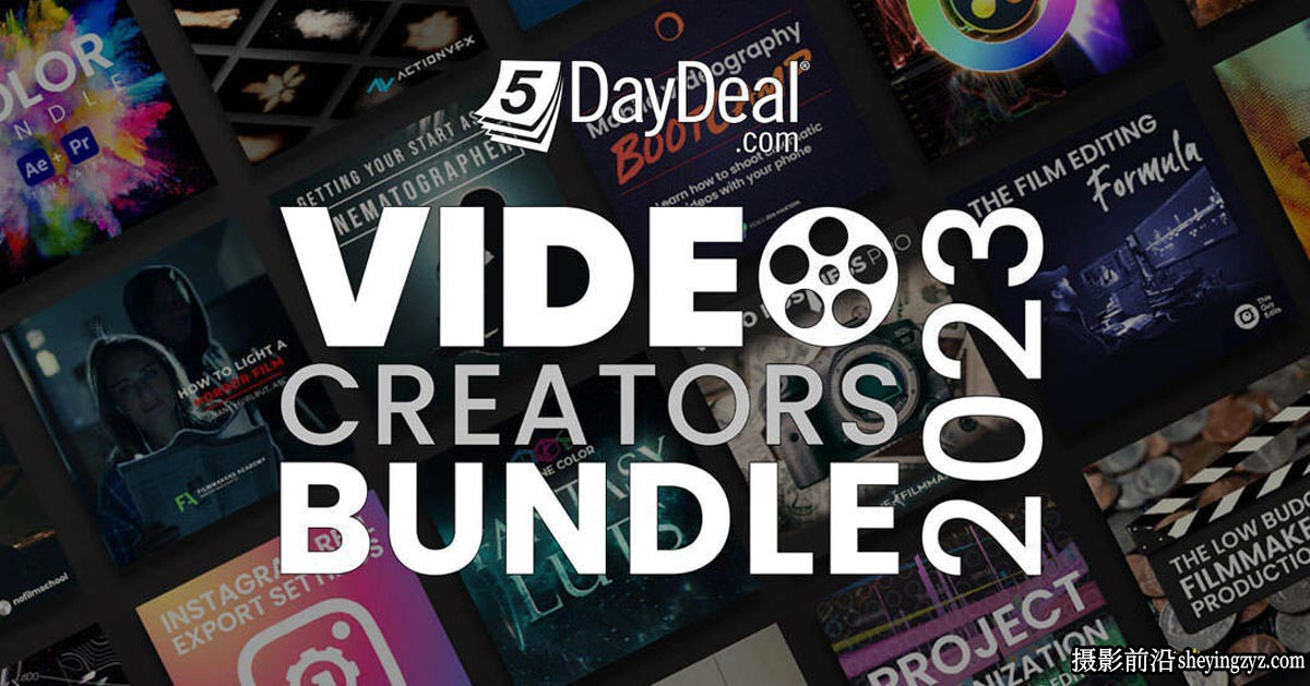 电影拍摄/剪辑/预设完整包 5DayDeal-Video Creators Bundle 2023