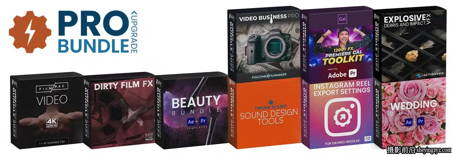 电影拍摄/剪辑/预设完整包 5DayDeal-Video Creators Bundle 2023