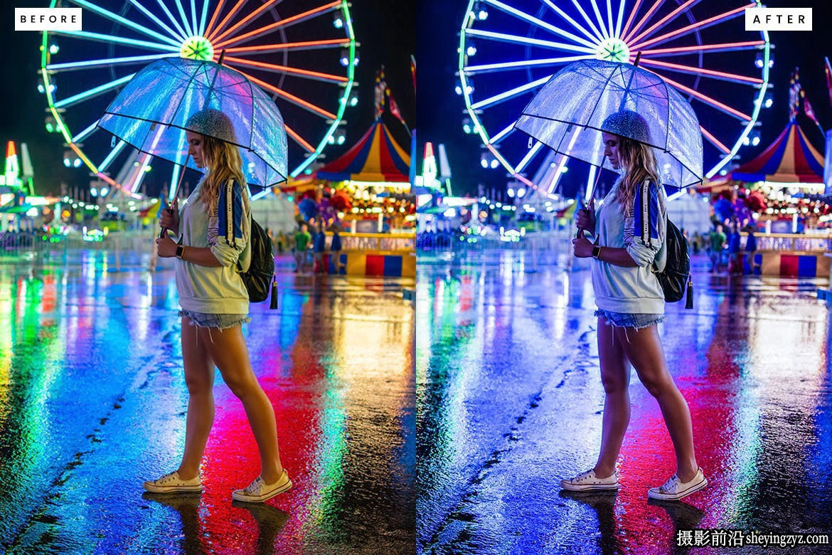 10种日本东京城市霓虹灯人像Lr预设 Neon Tokyo Lightroom Presets