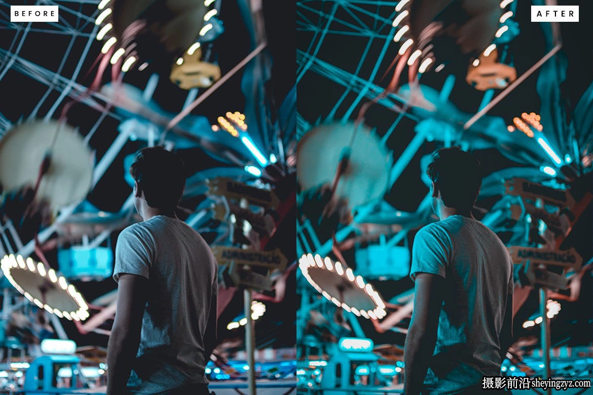 10种日本东京城市霓虹灯人像Lr预设 Neon Tokyo Lightroom Presets
