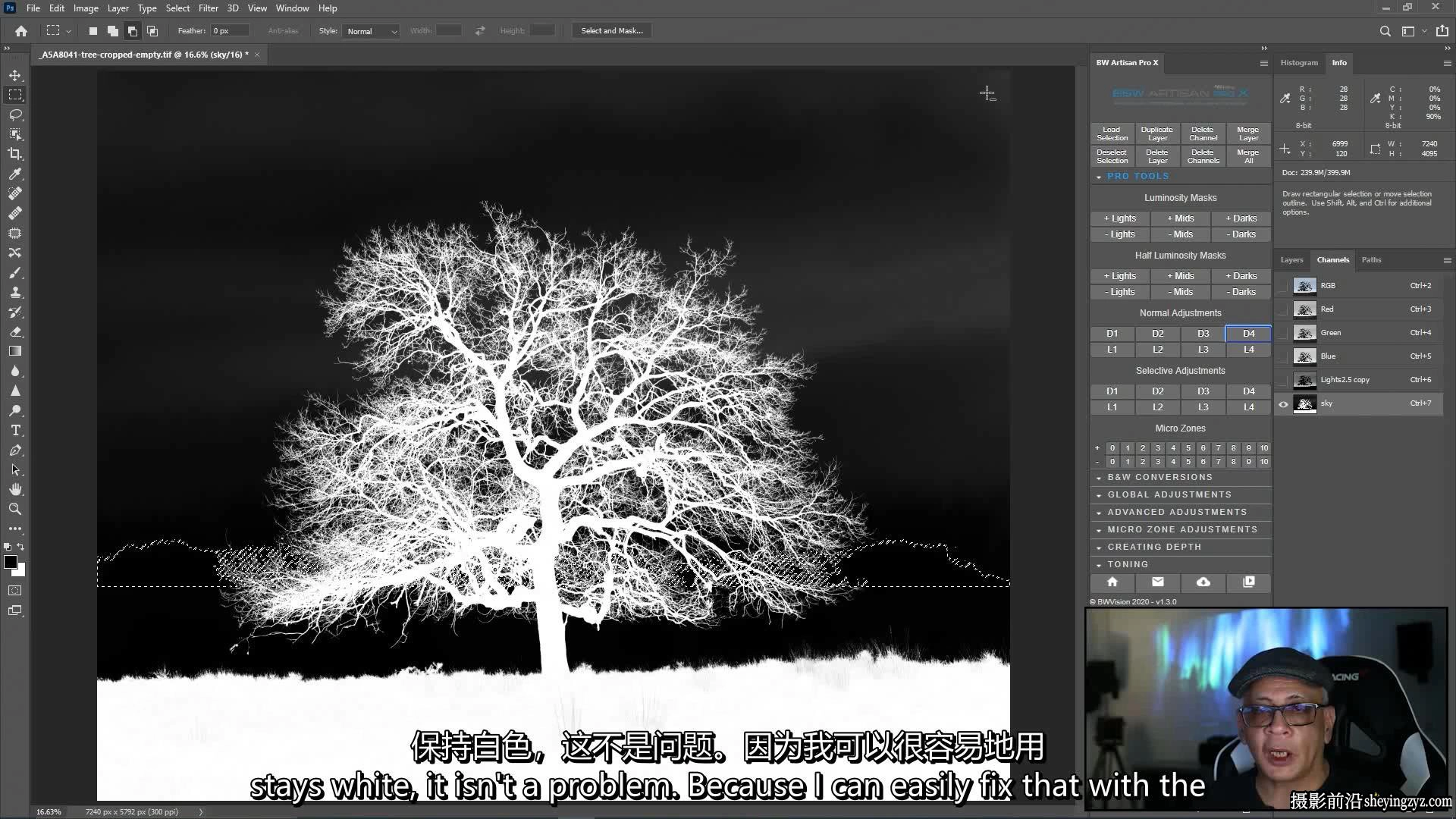 BWVision-Joel Tjintjelaar新的高级蒙版完整工作流程-中英字幕