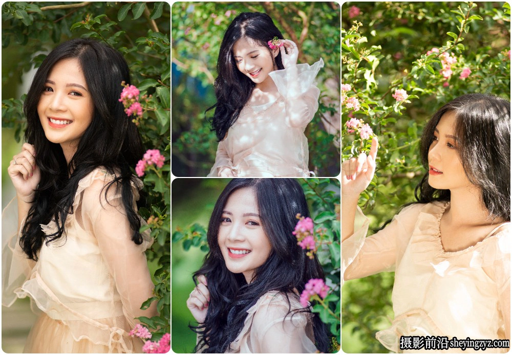 花间美少女半身人像未修RAW原图练习素材8张带PSD