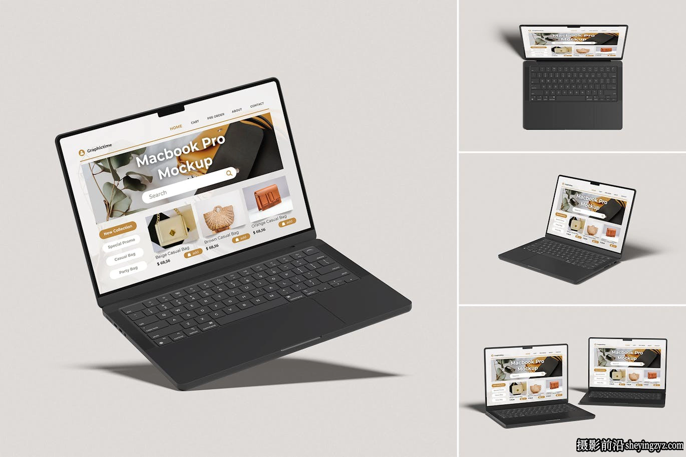 MacBookPro电脑样机免费下载