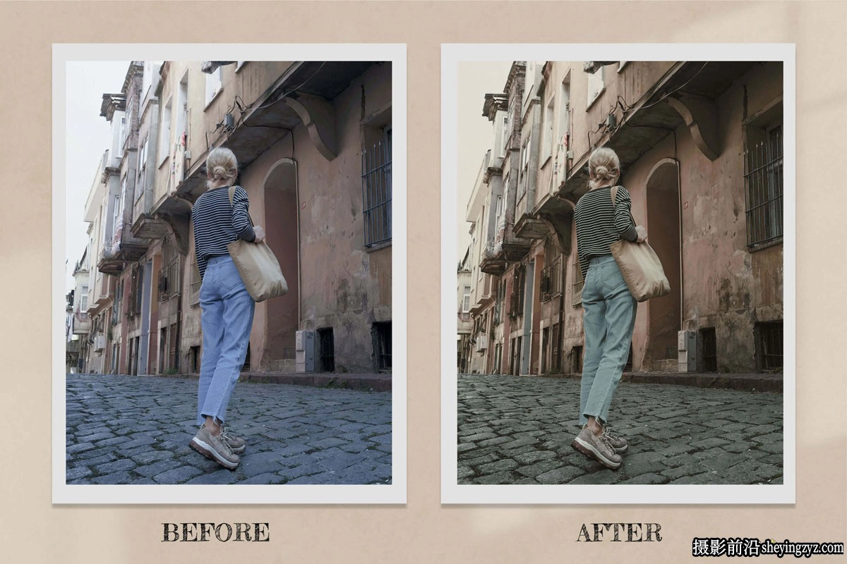 温暖街拍人像lr预设及LUT预设 Cozy Warm Lightroom Presets LUT