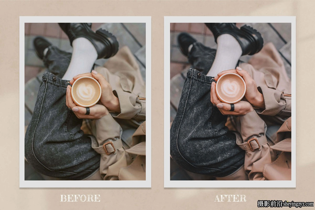 温暖街拍人像lr预设及LUT预设 Cozy Warm Lightroom Presets LUT
