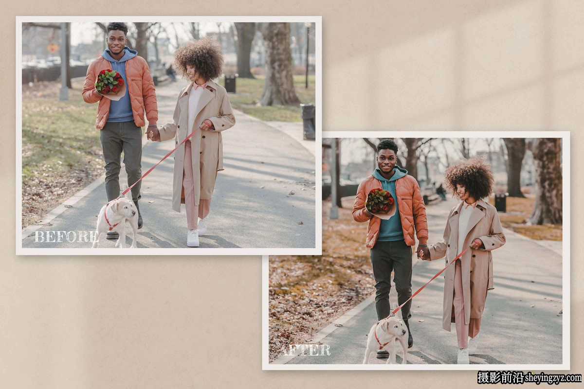 温暖街拍人像lr预设及LUT预设 Cozy Warm Lightroom Presets LUT