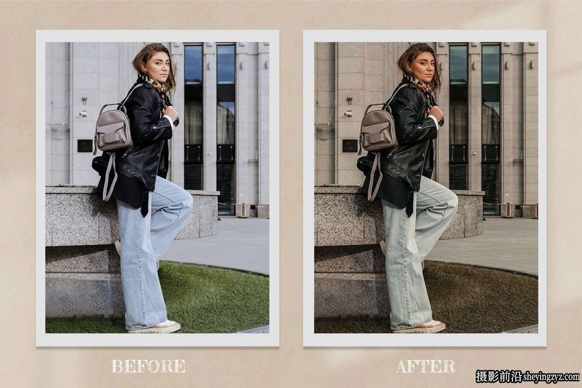温暖街拍人像lr预设及LUT预设 Cozy Warm Lightroom Presets LUT