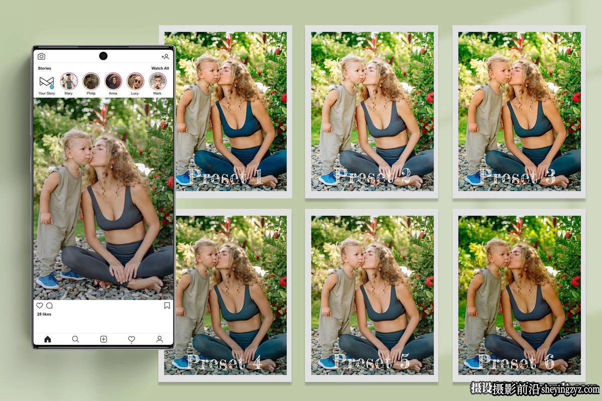 自然光人像调色lr预设及手机版lr预设 Natural Lightroom Presets
