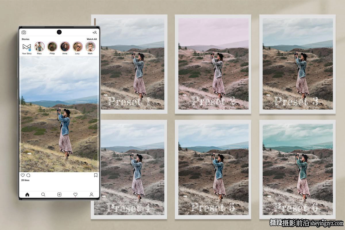 情绪人像LR预设及LUT预设 Earthy Lightroom Presets Filters LUT