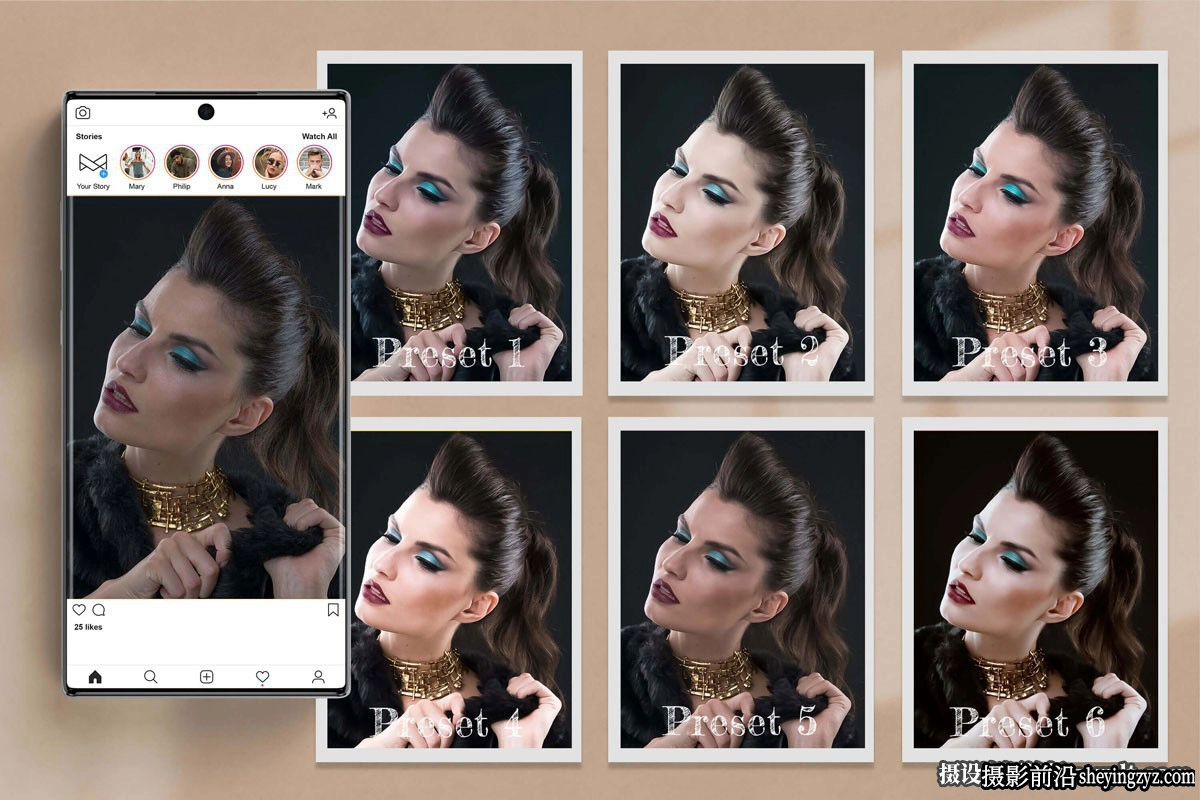 美容人像后期修饰LR预设及手机LR预设Beauty Lightroom Presets