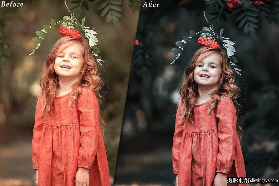 唯美儿童电影肖像LUT预设及LR预设 Black Mood Presets-luts Videos