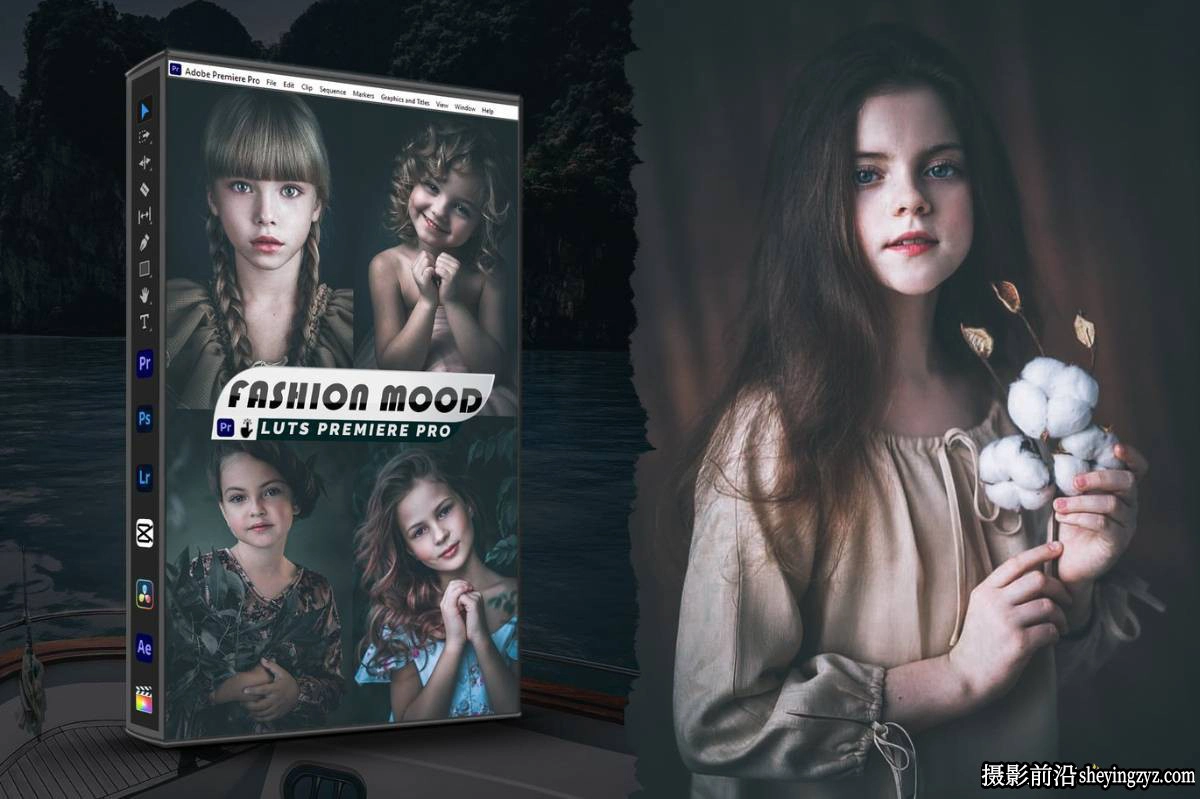 时尚电影人像后期调色LUT预设及lr预设 Fashion Mood Presets - luts
