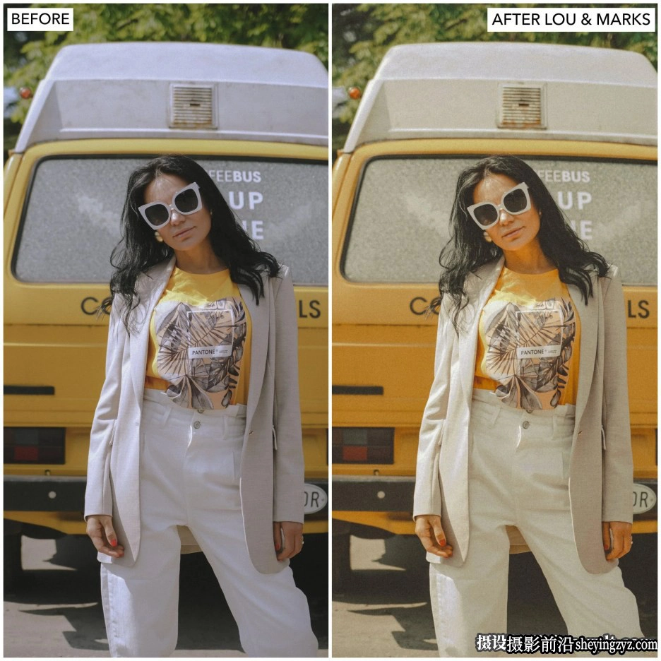 10种复古胶片后期调色lr预设LOUMARKS Retro Film Lightroom Presets
