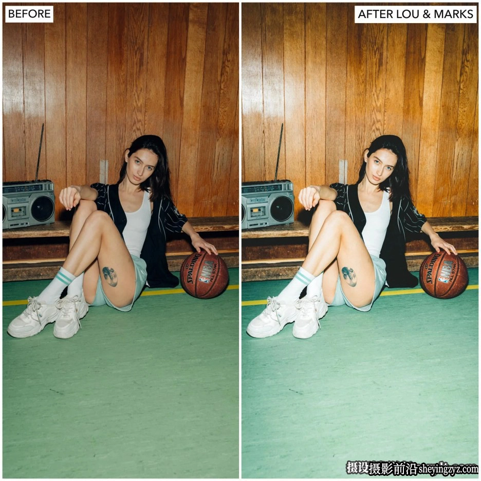 10种经典电影胶片人像后期调色lr预设 LOUMARKS Film Flash Presets