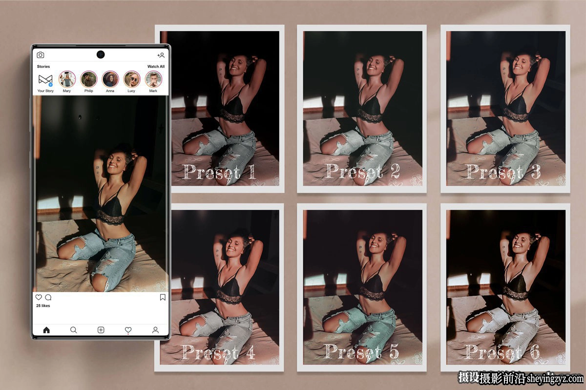 12种私房人像lr预设及LUT预设 Boudoir Lightroom Presets LUTs