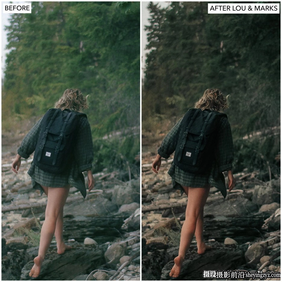 10种情绪电影胶片人像lr预设 LOUMARKS Moody Film Lightroom Presets