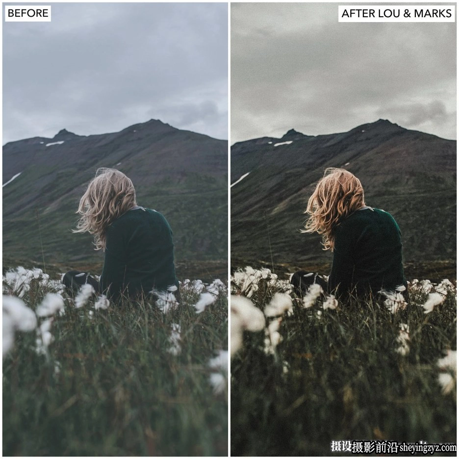 10种情绪电影胶片人像lr预设 LOUMARKS Moody Film Lightroom Presets