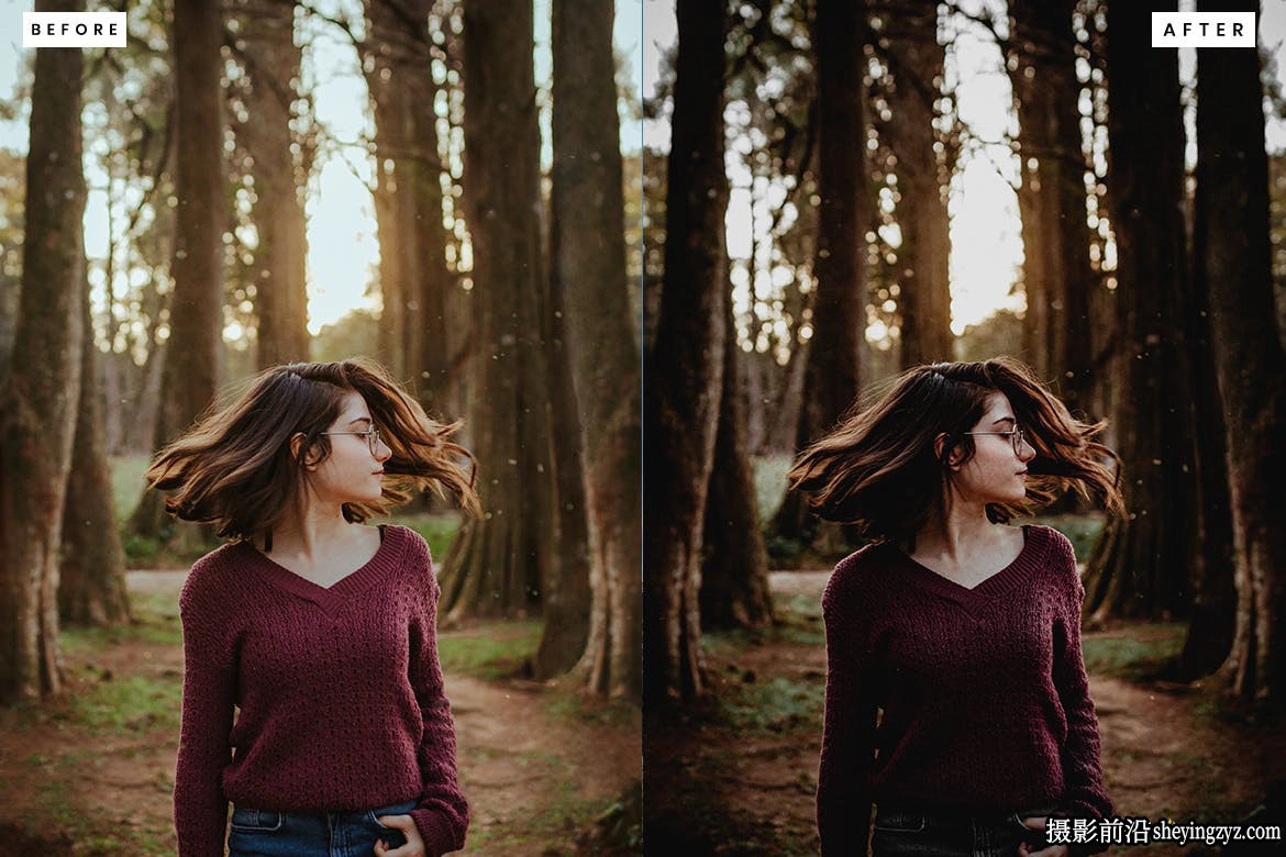 10种情绪电影网红人像lr预设 Dark Teal Mood Lightroom Presets