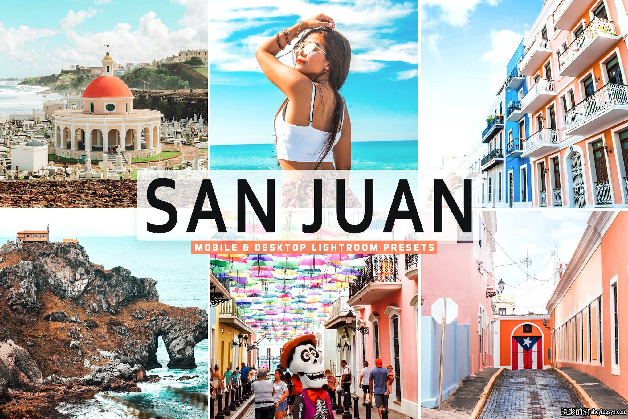 城市风光网红人像旅拍Lr预设/手机lr预设 San Juan Lightroom Presets