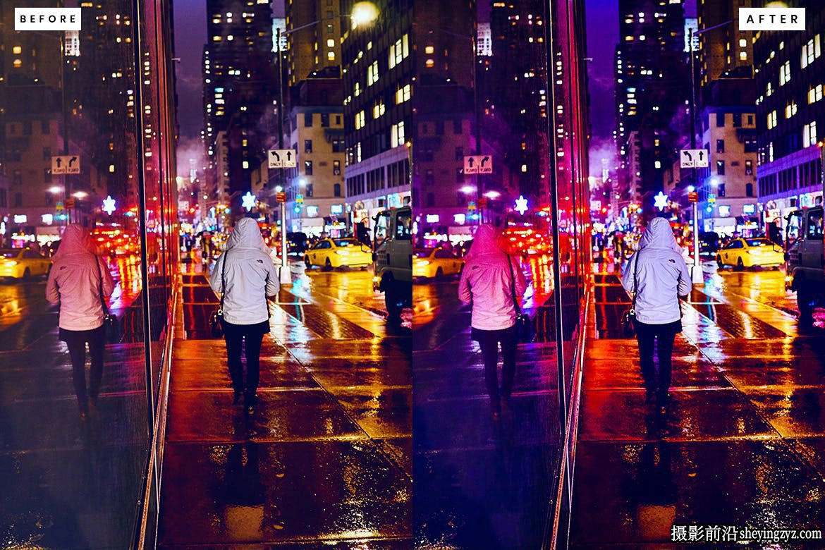 10种城市夜景人像调色免费lr预设 Night Life Lightroom Presets