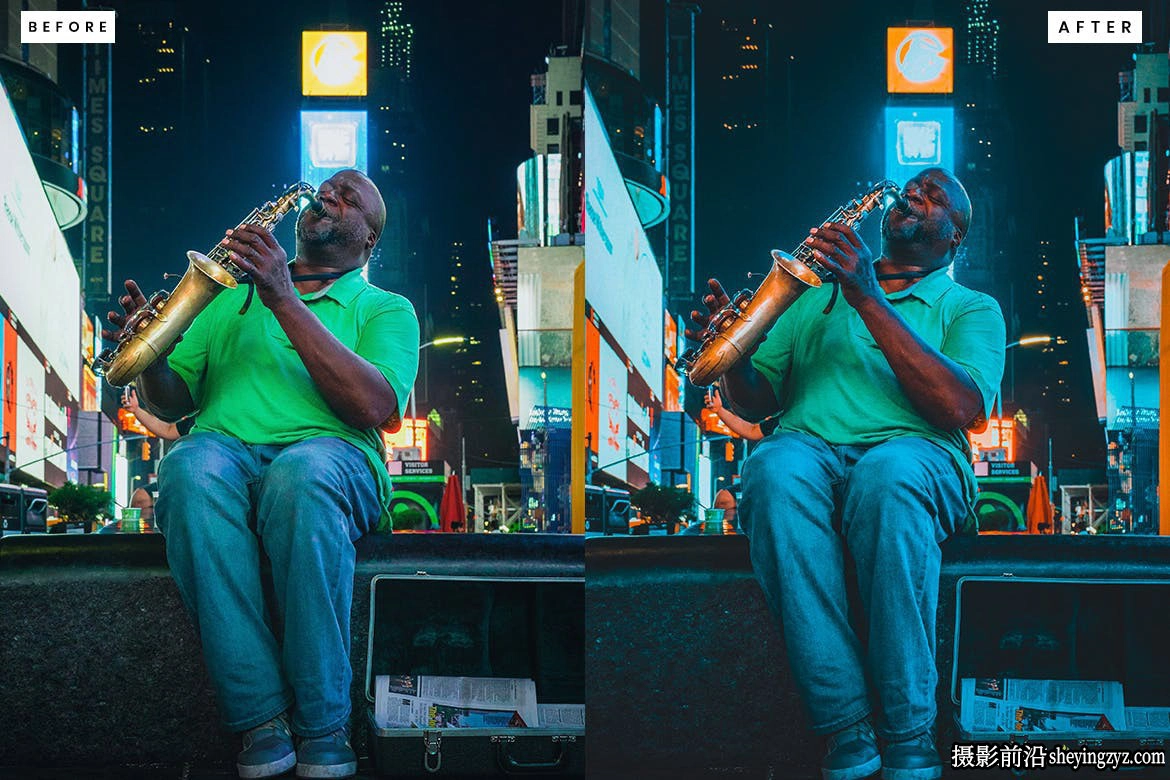 10种城市夜景人像调色免费lr预设 Night Life Lightroom Presets
