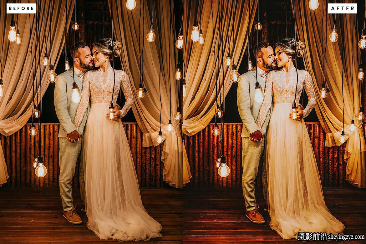 10种HDR婚礼人像调色Lightroom预设 HDR Wedding Lightroom Presets