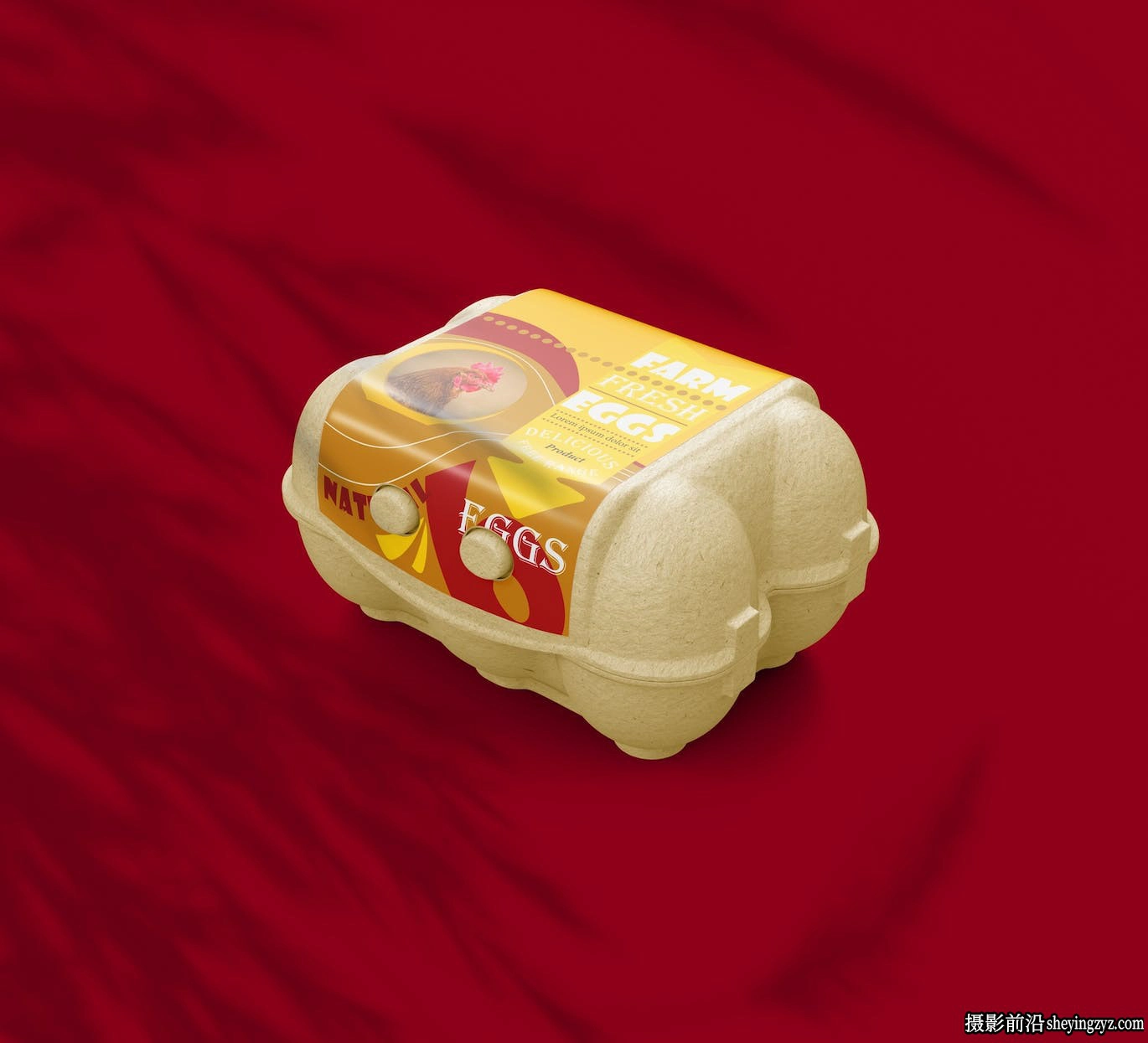 鸡蛋盒安全包装样机模型