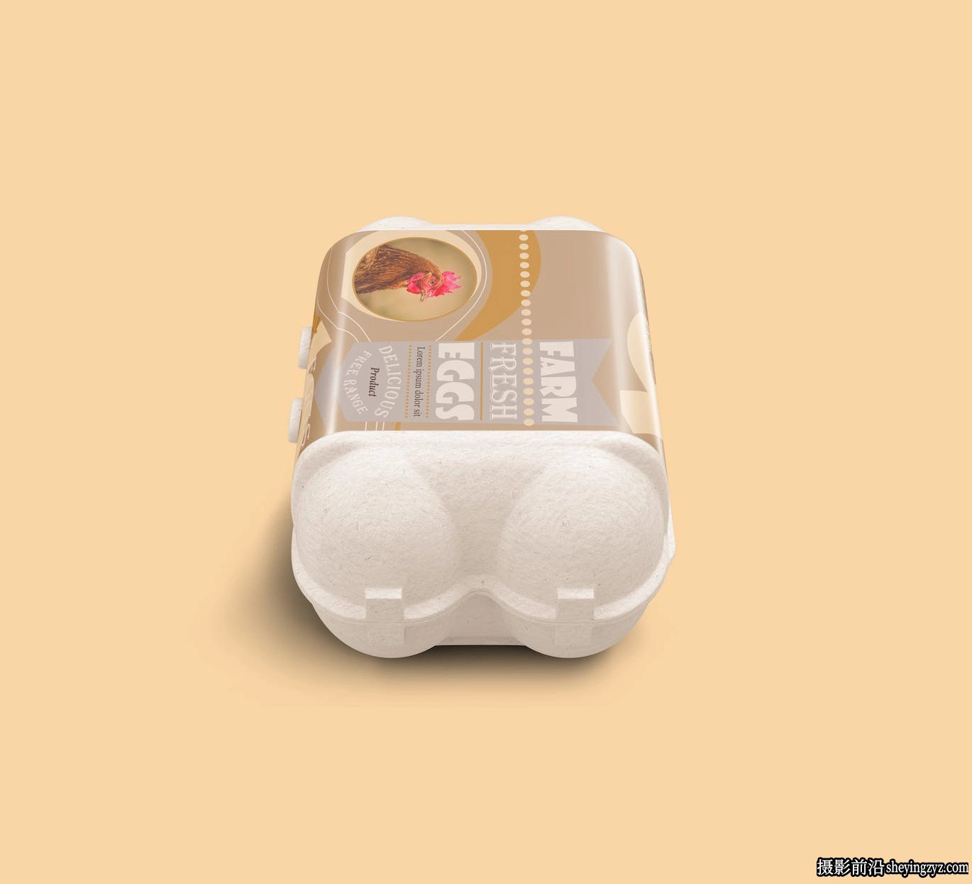鸡蛋盒安全包装样机模型