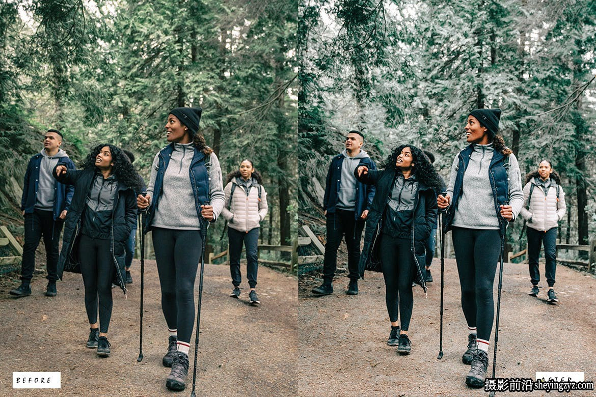 10种旅行网红电影人像调色Lr预设Evergreen Lightroom Presets