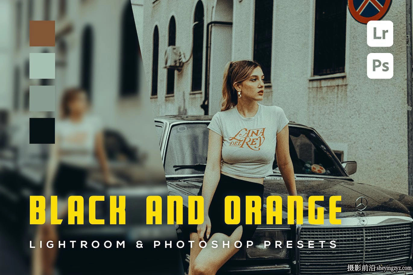 黑暗电影胶片lr预设及手机预设 Black Orange Lightroom Presets