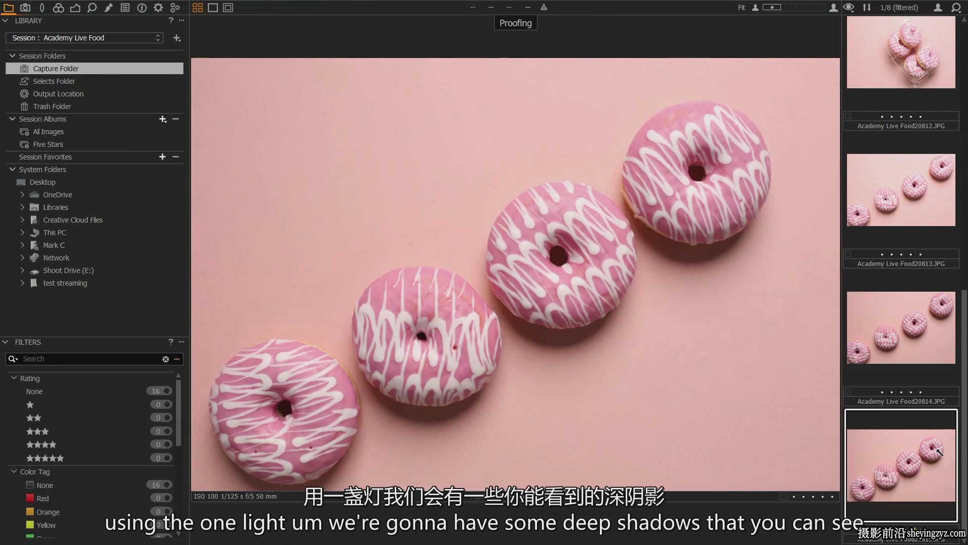 美食摄影师Mark Cleghorn糕点美食摄影布光造型初学者指南-中英字幕