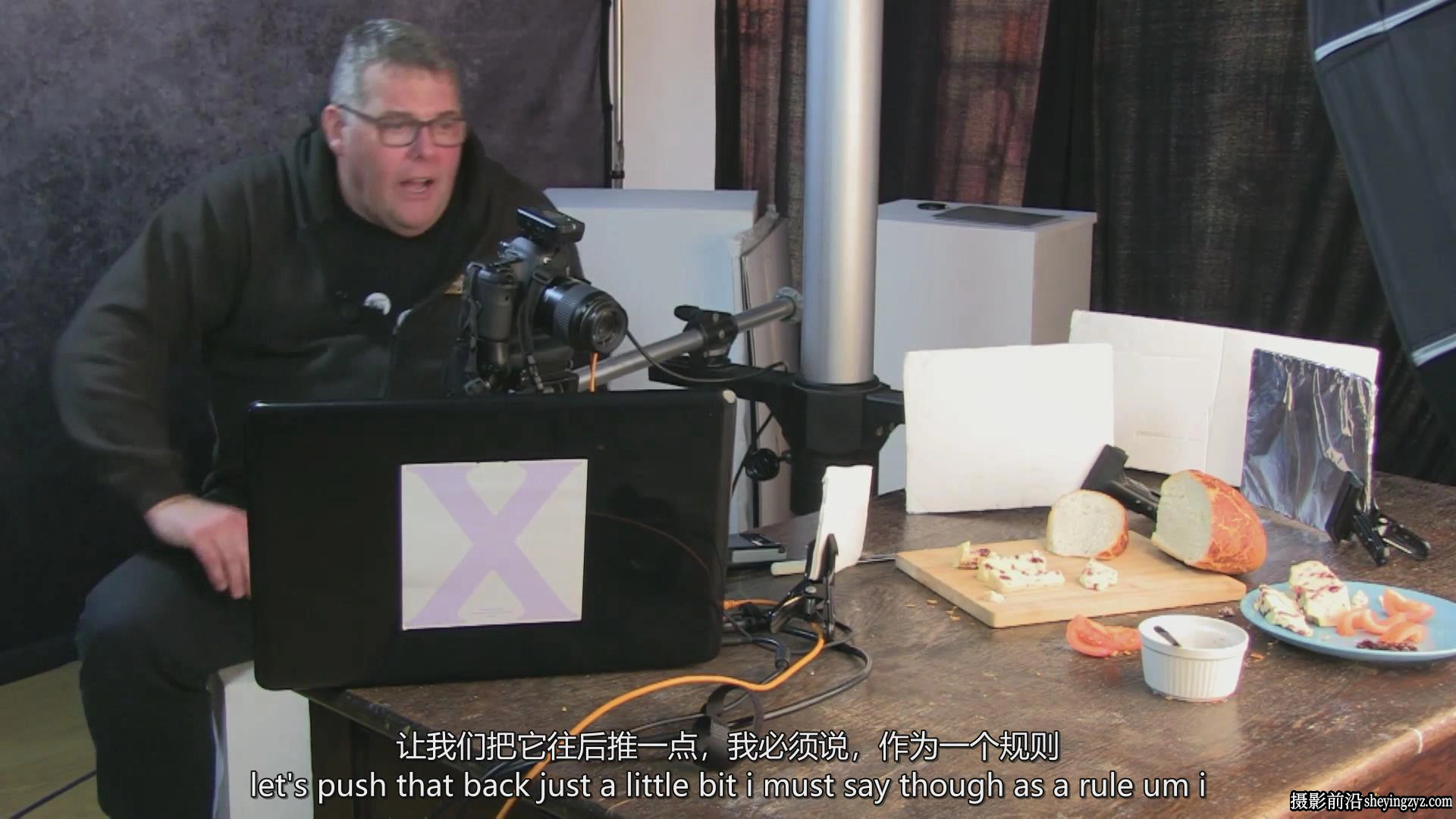 美食摄影师Mark Cleghorn糕点美食摄影布光造型初学者指南-中英字幕