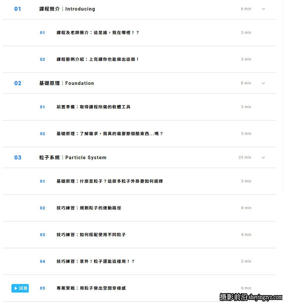 AE必学特效实战完整教程+工程文件素材