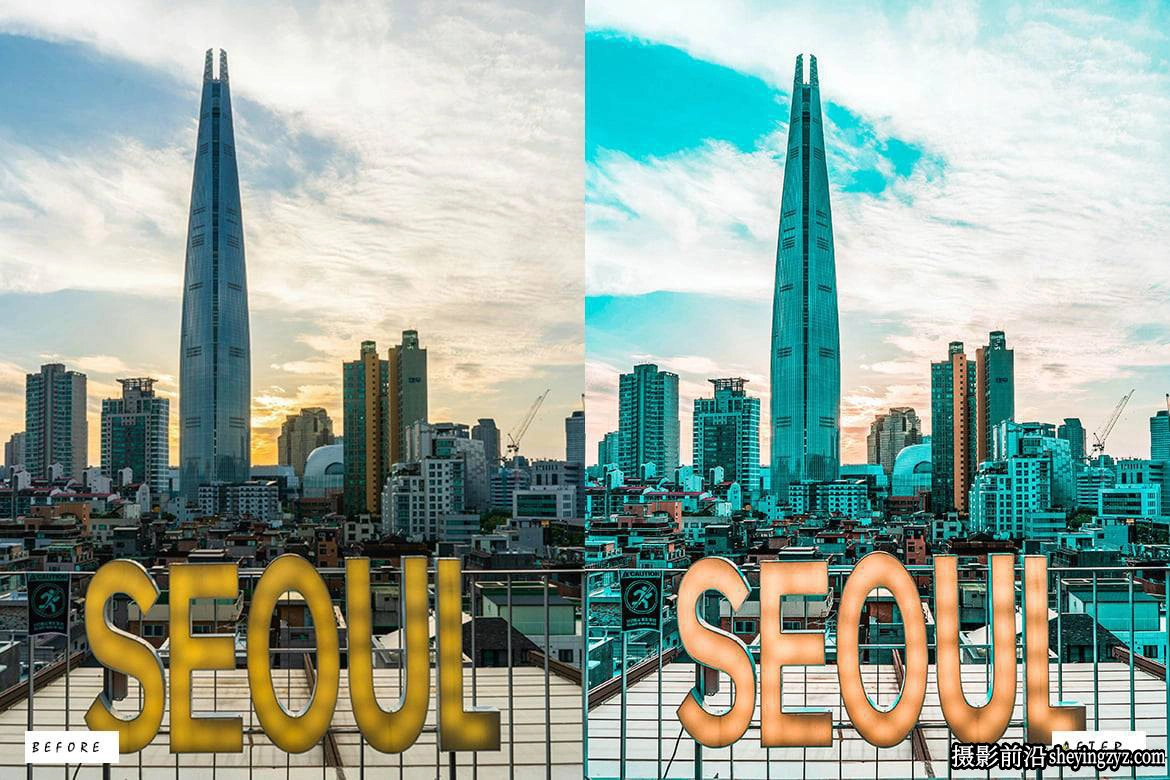 12种城市旅行街头摄影Lightroom预设 Seoul Lightroom Presets