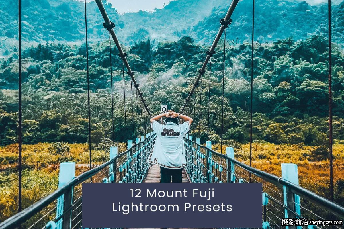 12种旅行电影风光后期调色lr预设 Mount Lightroom Presets