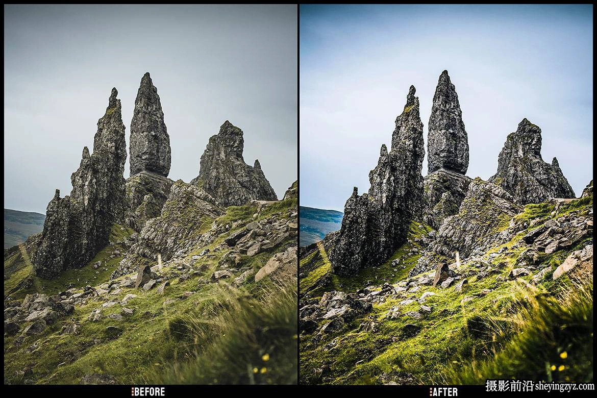 旅行风光摄影Ultra HDR效果LR预设及手机lr预设-Ultra HDR Presets