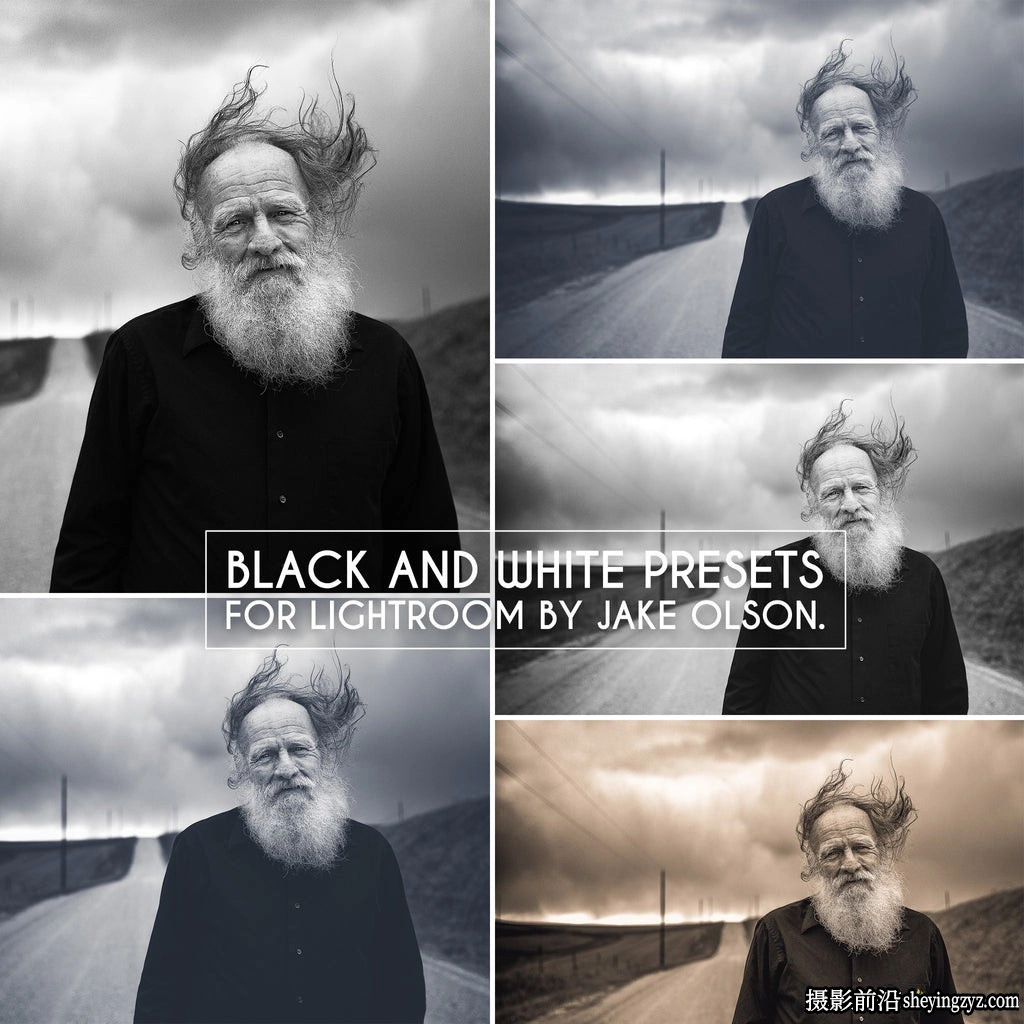 摄影师Jake Olson电影黑白LR预设 Jake Olson- Black and White Preset