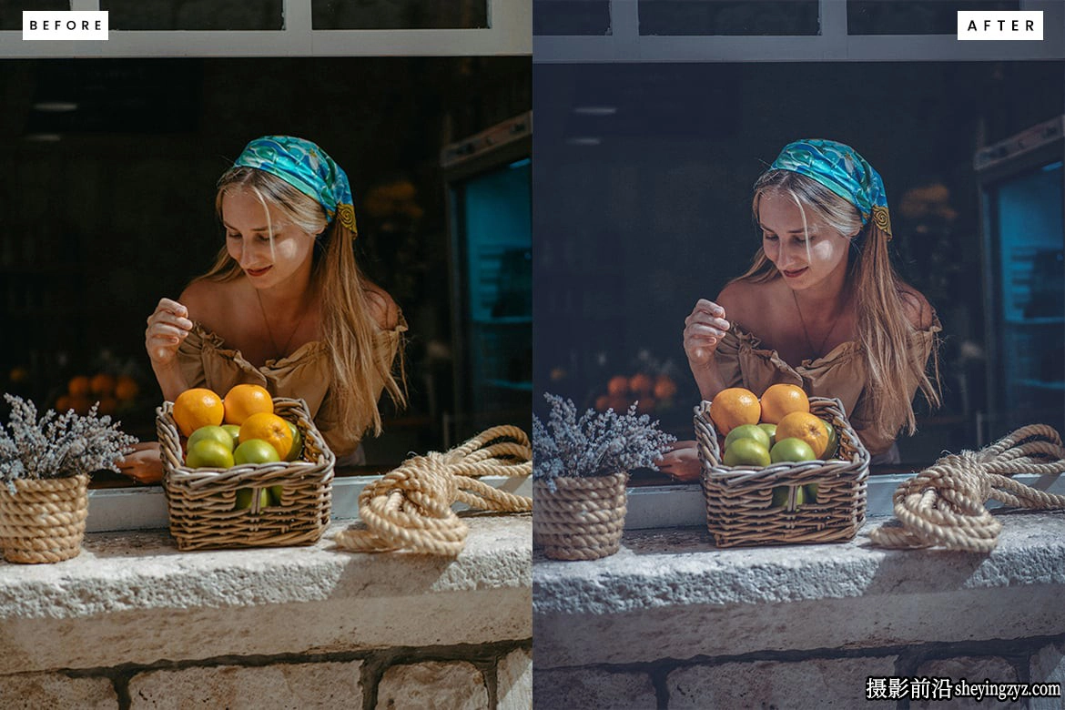 10种时尚街头电影人像调色lr预设 Basil Lightroom Presets