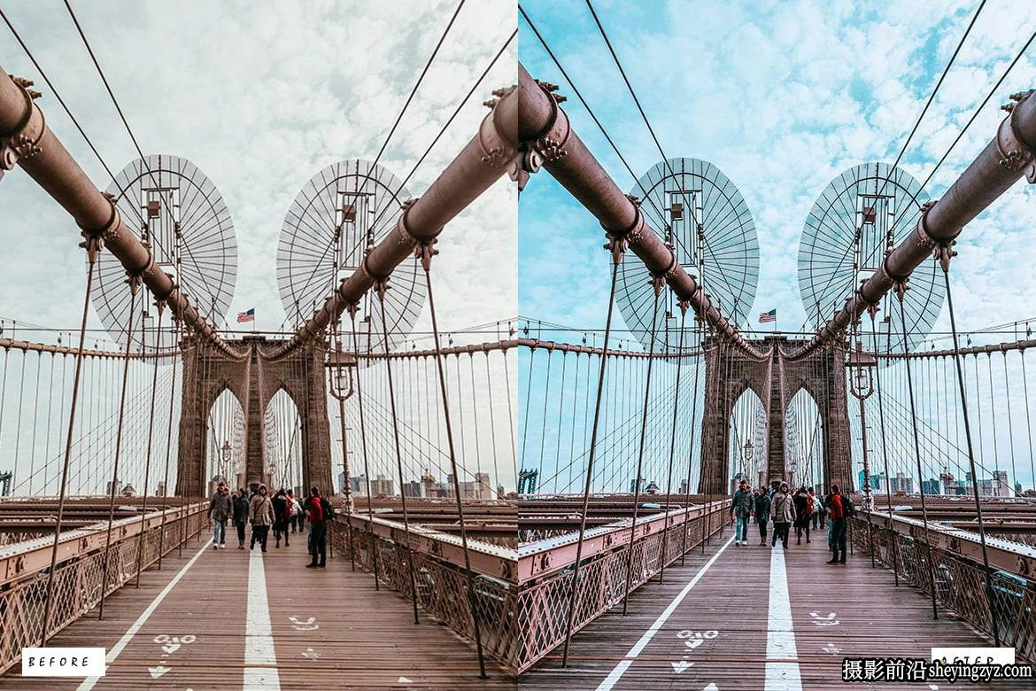12种免费城市街拍风光人像lr预设 City Walk Lightroom Presets