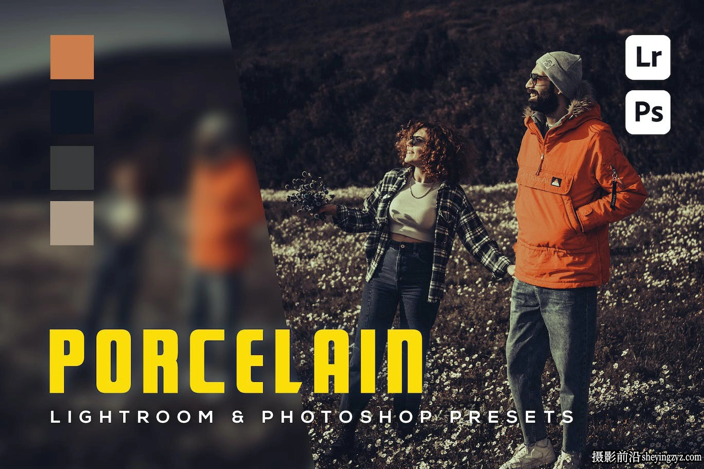 电影情绪人像lr预设及手机lr预设 Porcelain Lightroom Presets