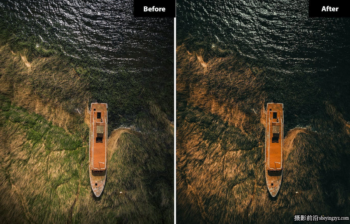 网红旅拍电影风光LR预设/手机预设 Shamrock sea Lightroom Presets