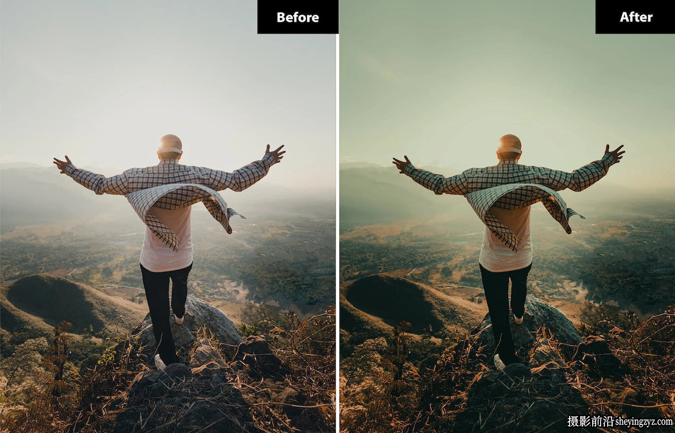 网红旅拍电影风光LR预设/手机预设 Shamrock sea Lightroom Presets