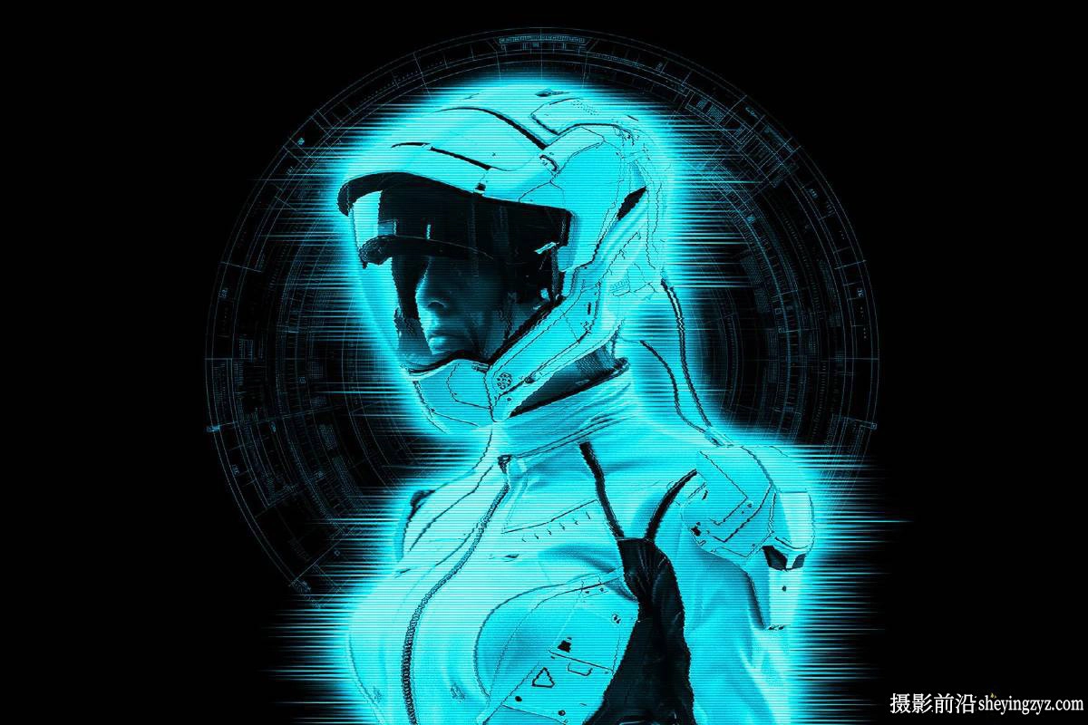 HUD科技感全息图PS动作 HUD Hologram Photoshop Action附视频教程