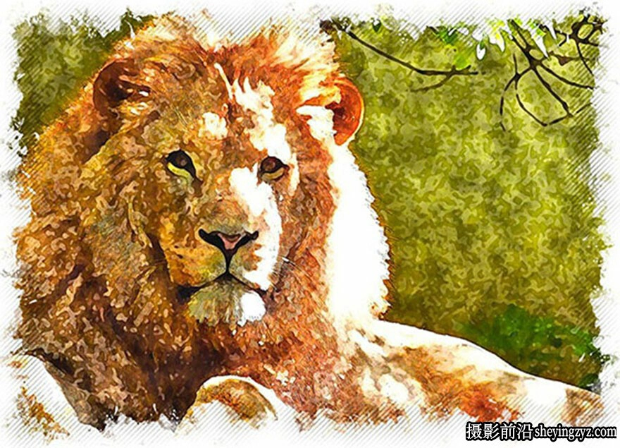肖像城市水彩画PS动作Portrait Watercolor Photoshop Action(附教程)